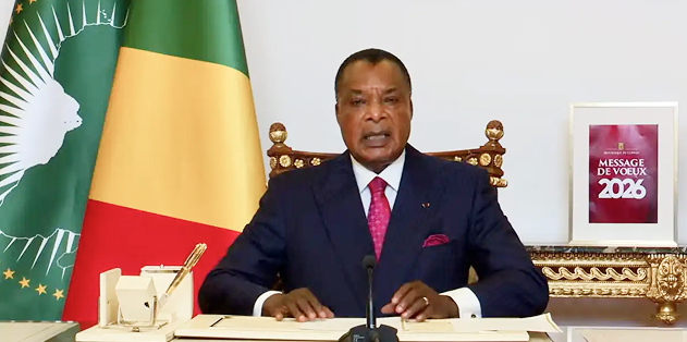 Message de vœux de nouvel an 2026 : Denis Sassou N’Guesso appelle à une élection sereine en 2026